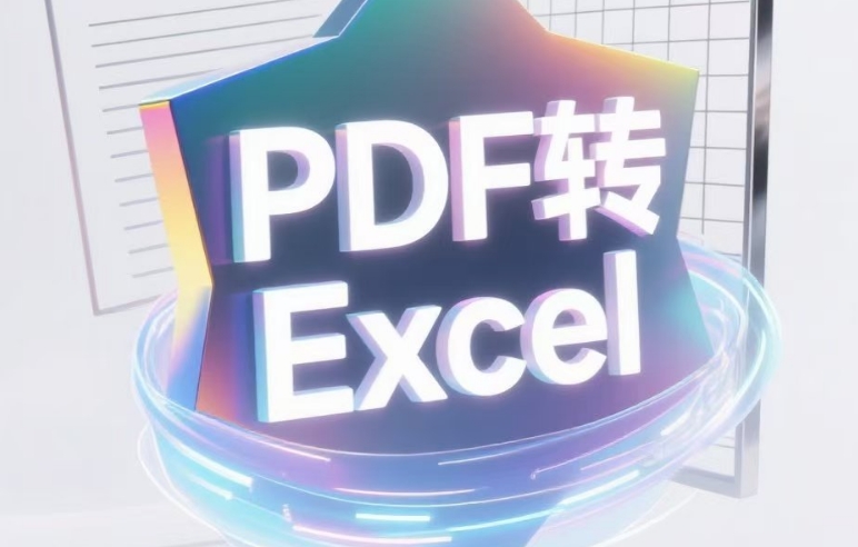 PDF转Excel